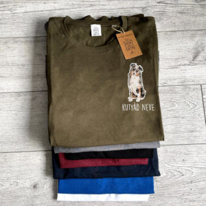 Katyus organikus póló - 200 féle kutya - Digitálisan nyomott